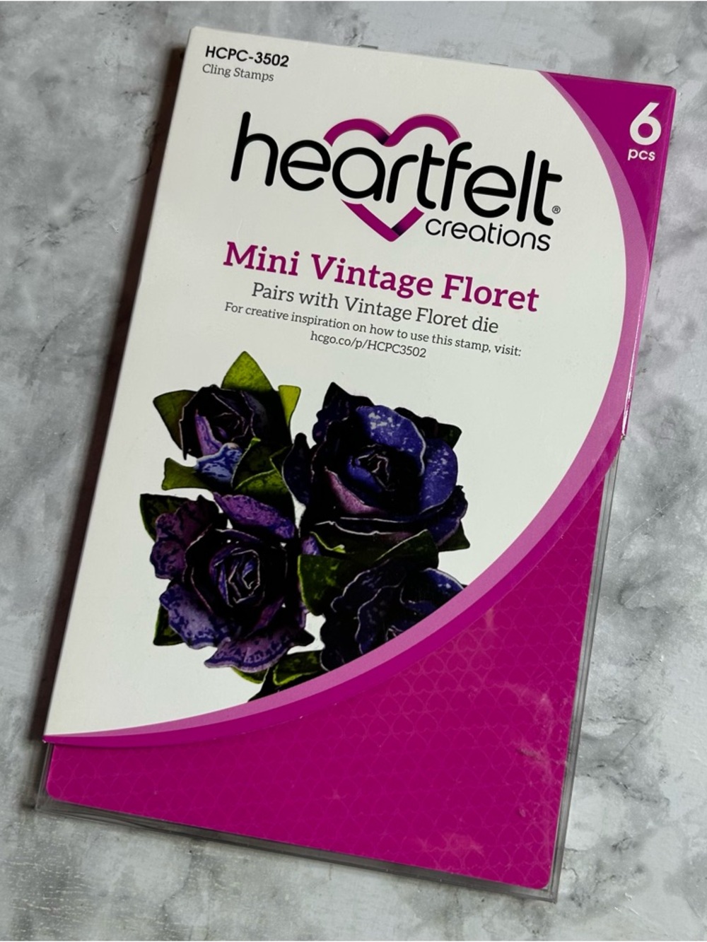 Heartfelt Creations Mini Vintage Floret Cling Stamps
